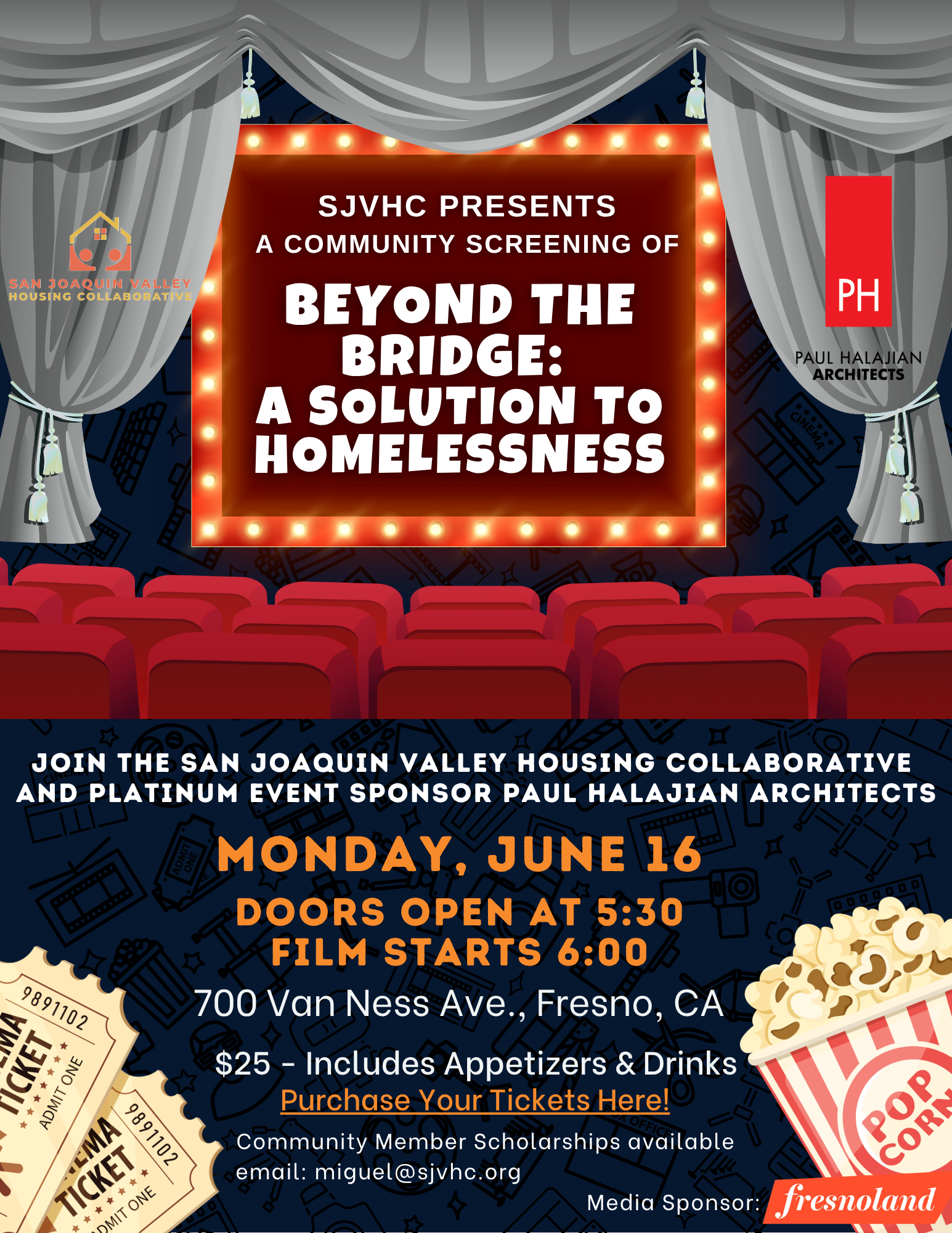 SJVHC movie night flyer - 5-16-25